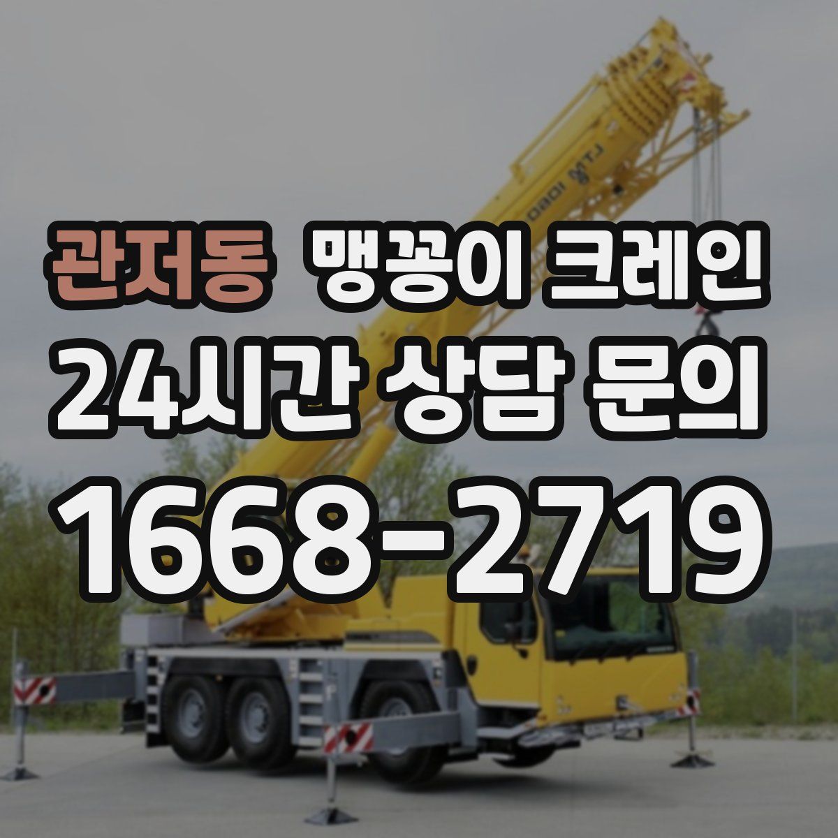 관저동 맹꽁이 크레인