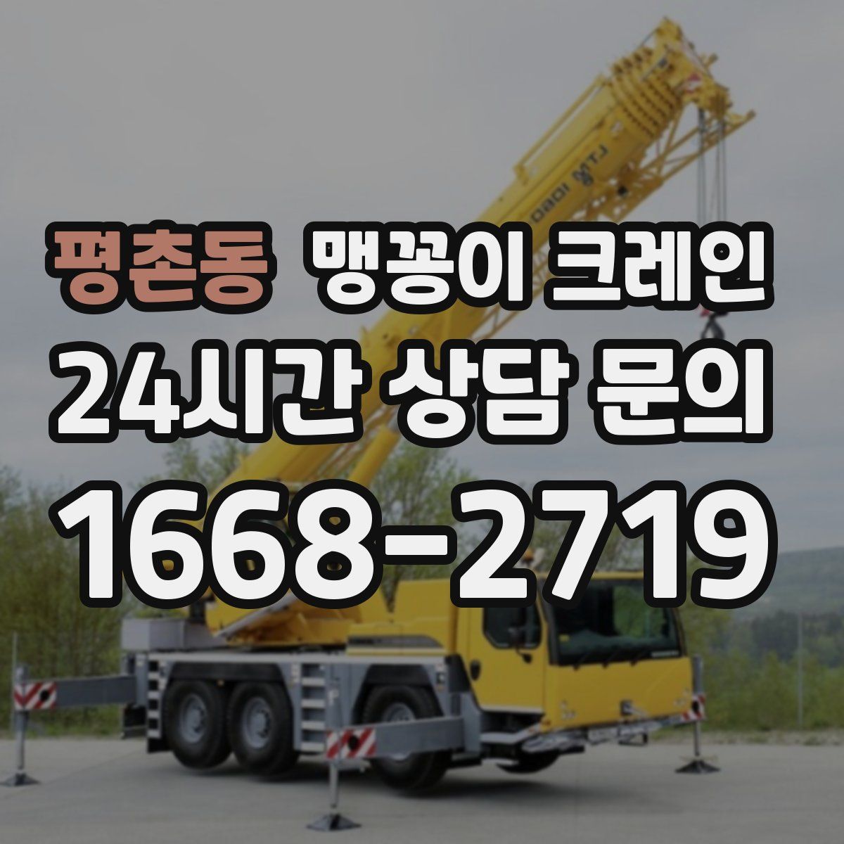평촌동 맹꽁이 크레인