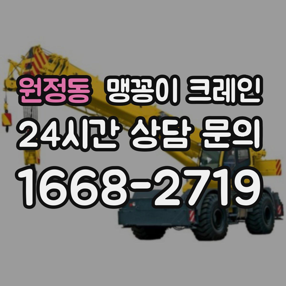 원정동 맹꽁이 크레인