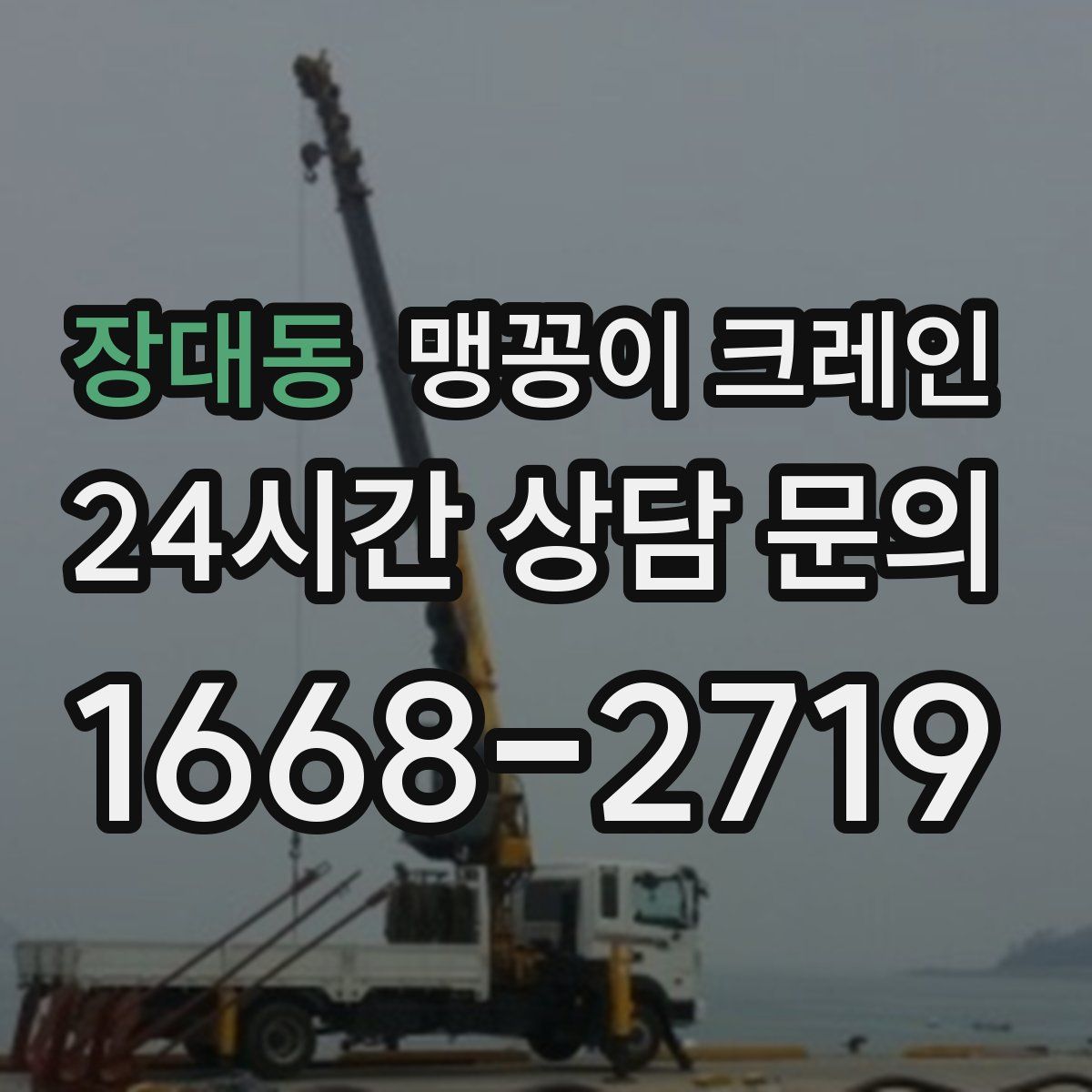 장대동 맹꽁이 크레인
