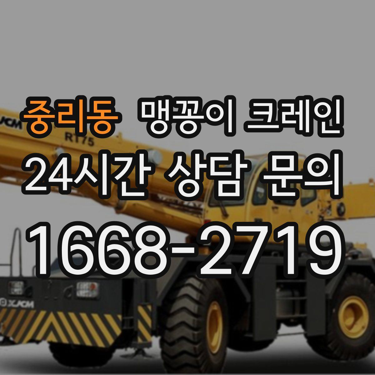중리동 맹꽁이 크레인