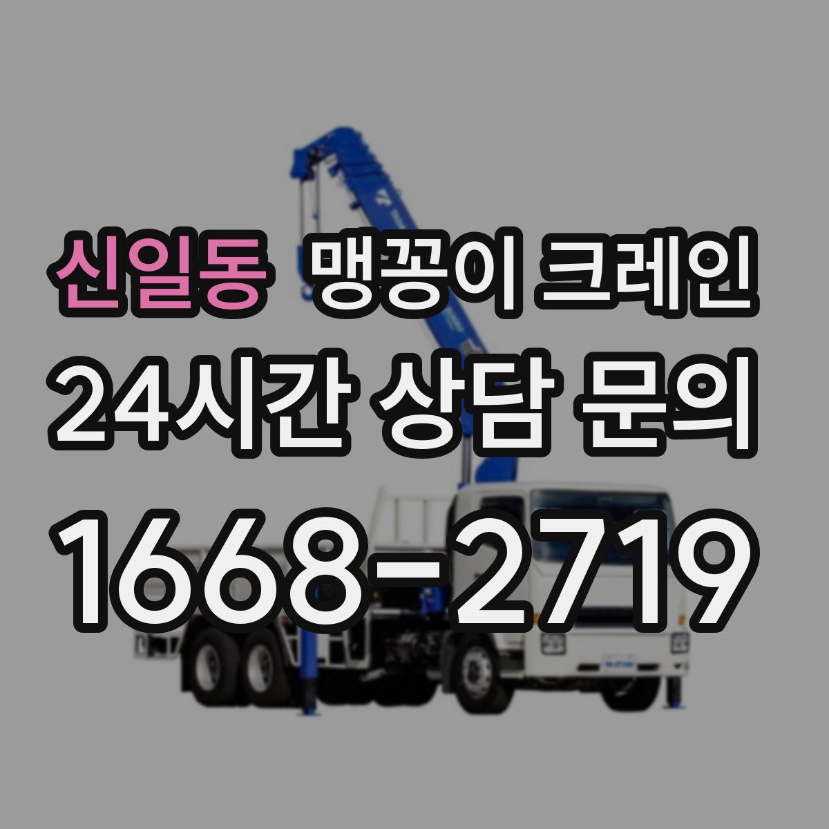 신일동 맹꽁이 크레인