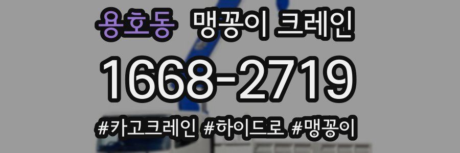 용호동 맹꽁이 크레인