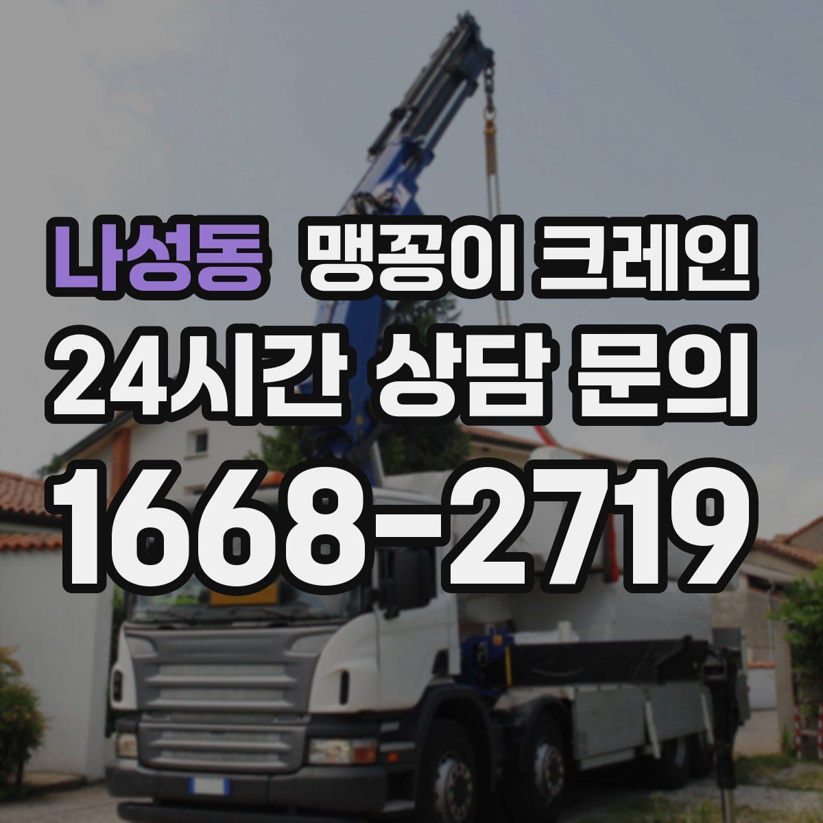 나성동 맹꽁이 크레인