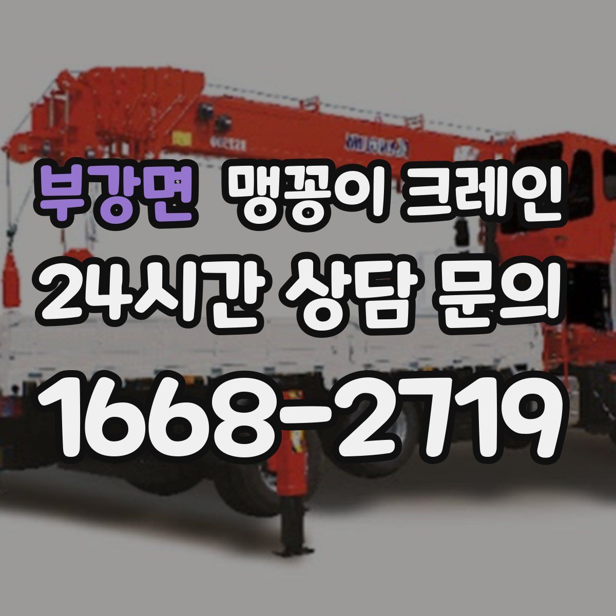 부강면 맹꽁이 크레인