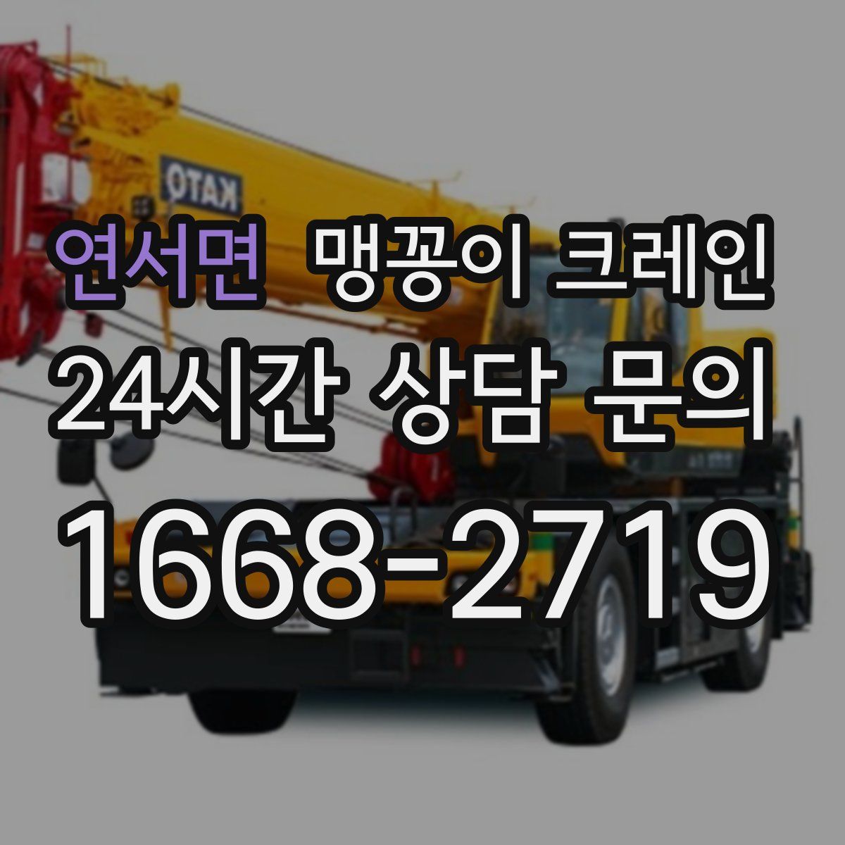 연서면 맹꽁이 크레인