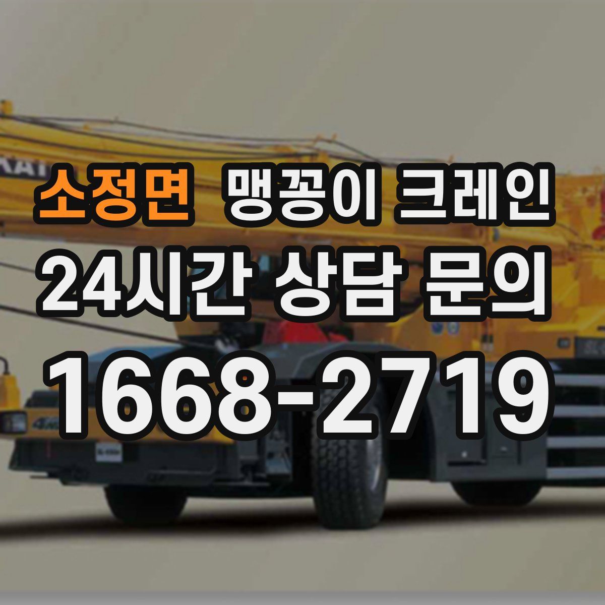 소정면 맹꽁이 크레인