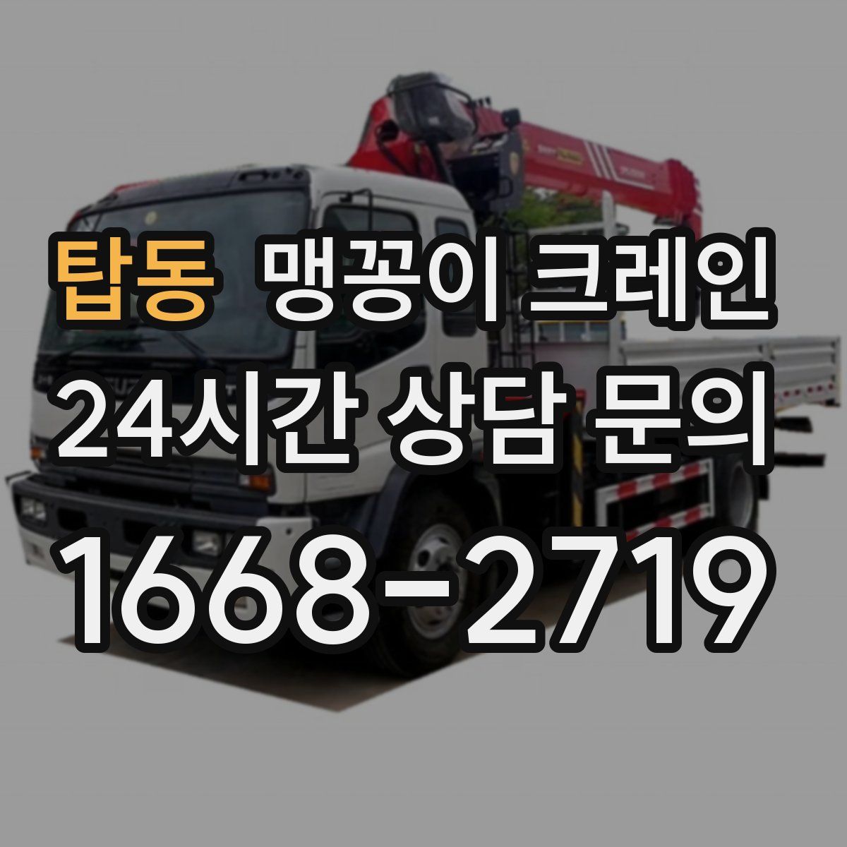탑동 맹꽁이 크레인