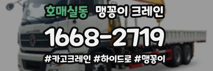 호매실동 맹꽁이 크레인