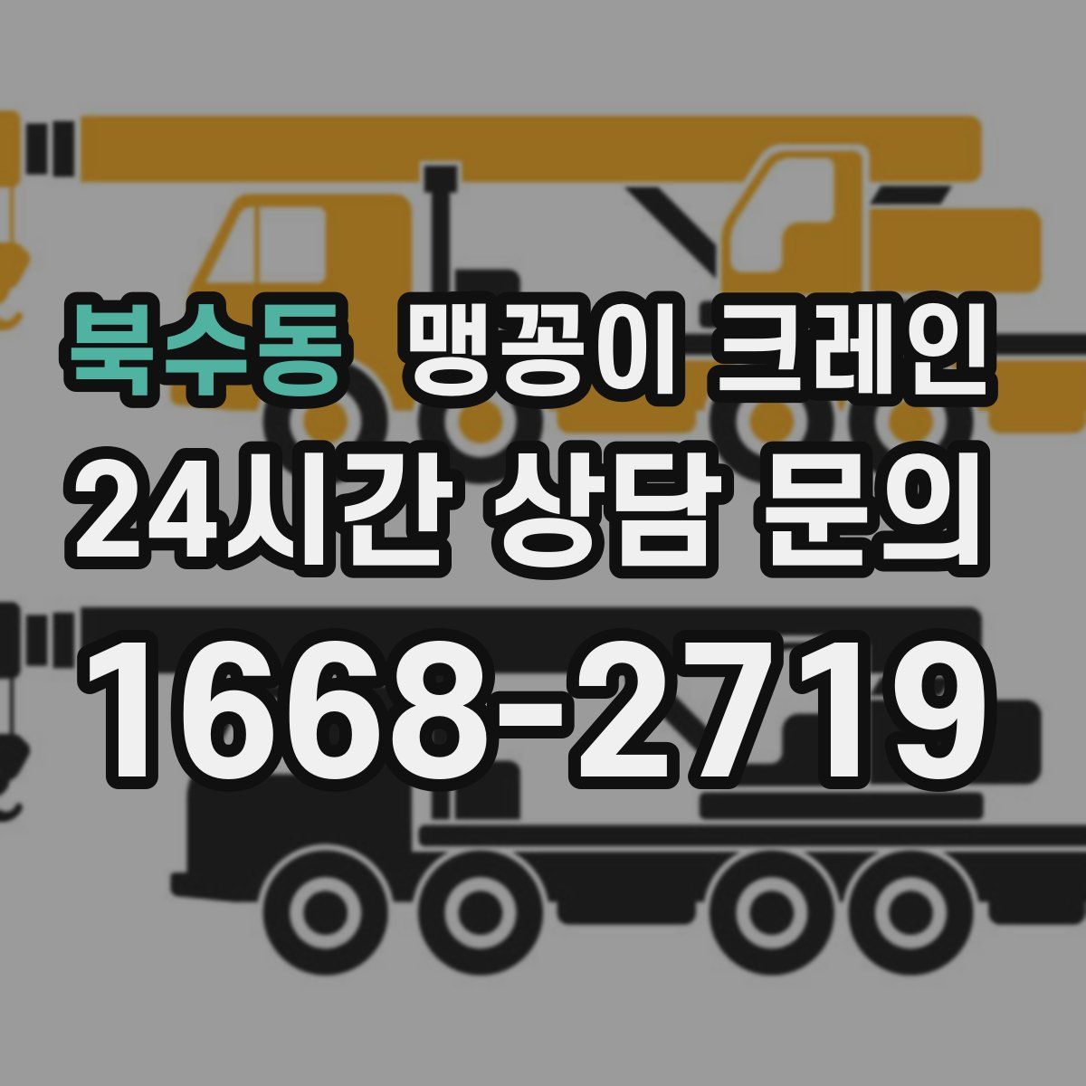 북수동 맹꽁이 크레인