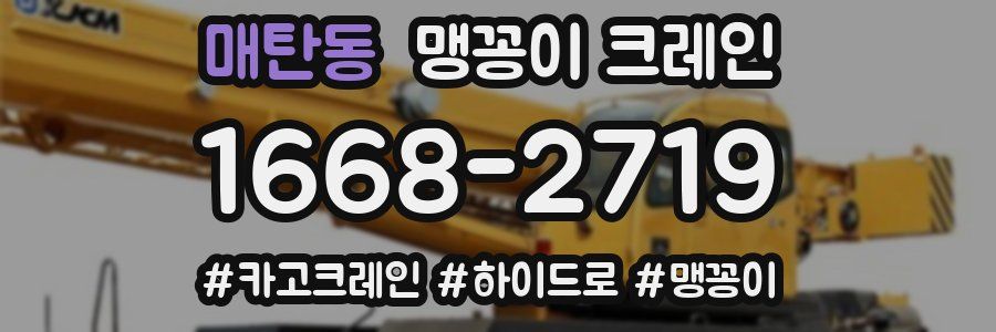 매탄동 맹꽁이 크레인