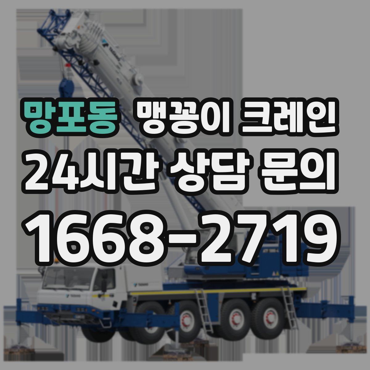 망포동 맹꽁이 크레인
