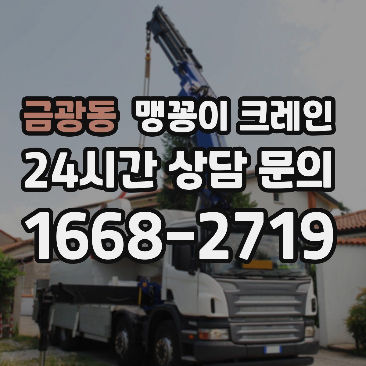 금광동 맹꽁이 크레인