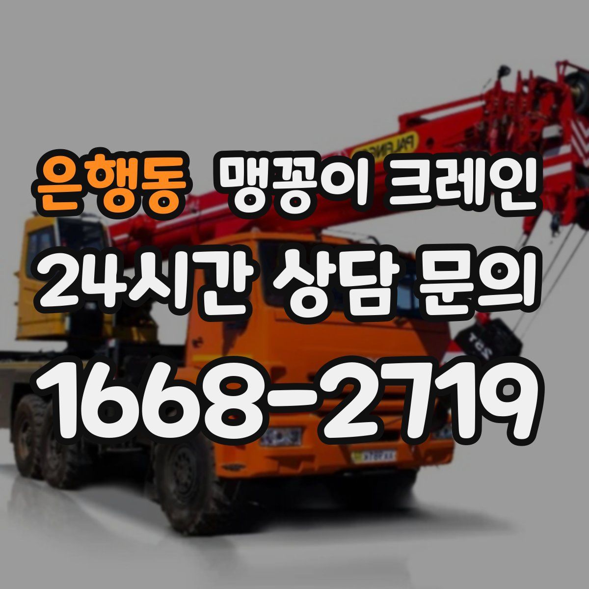은행동 맹꽁이 크레인