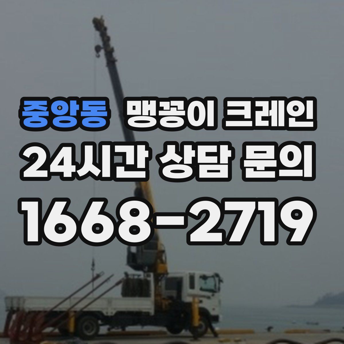중앙동 맹꽁이 크레인