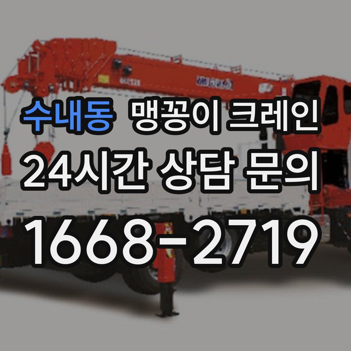 수내동 맹꽁이 크레인