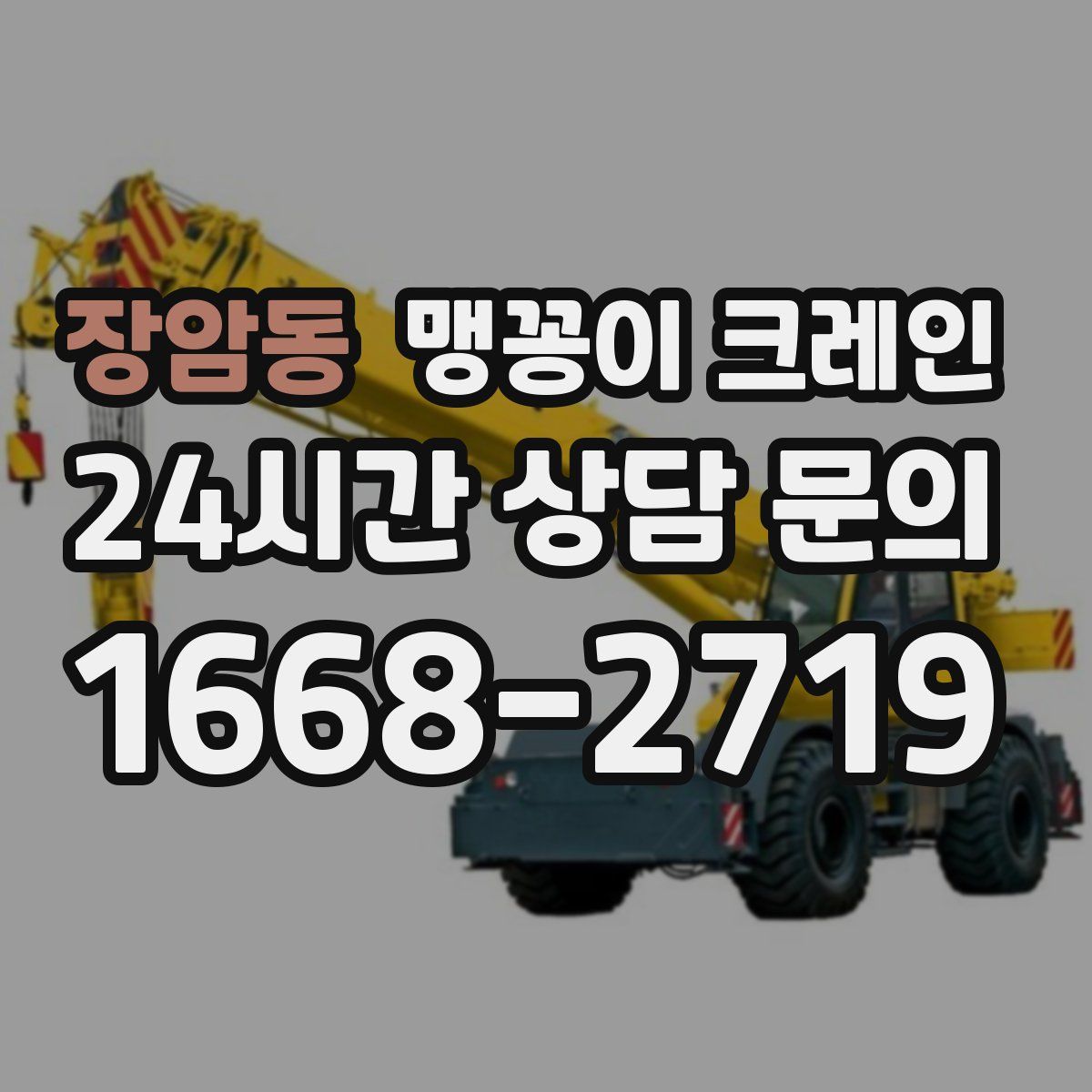 장암동 맹꽁이 크레인