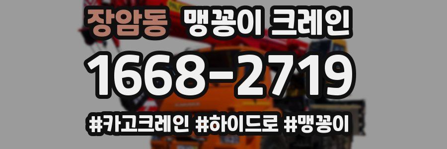 장암동 맹꽁이 크레인