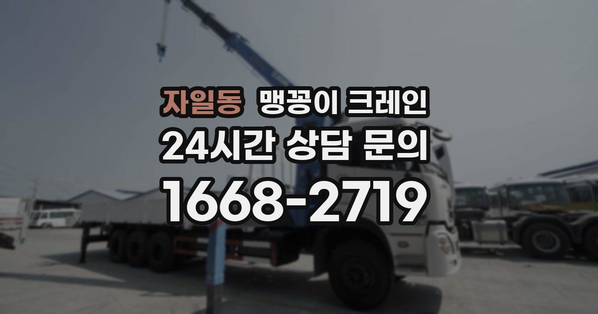 자일동 맹꽁이 크레인
