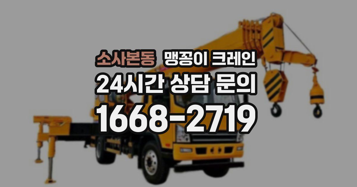 소사본동 맹꽁이 크레인