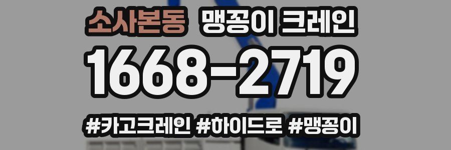 소사본동 맹꽁이 크레인