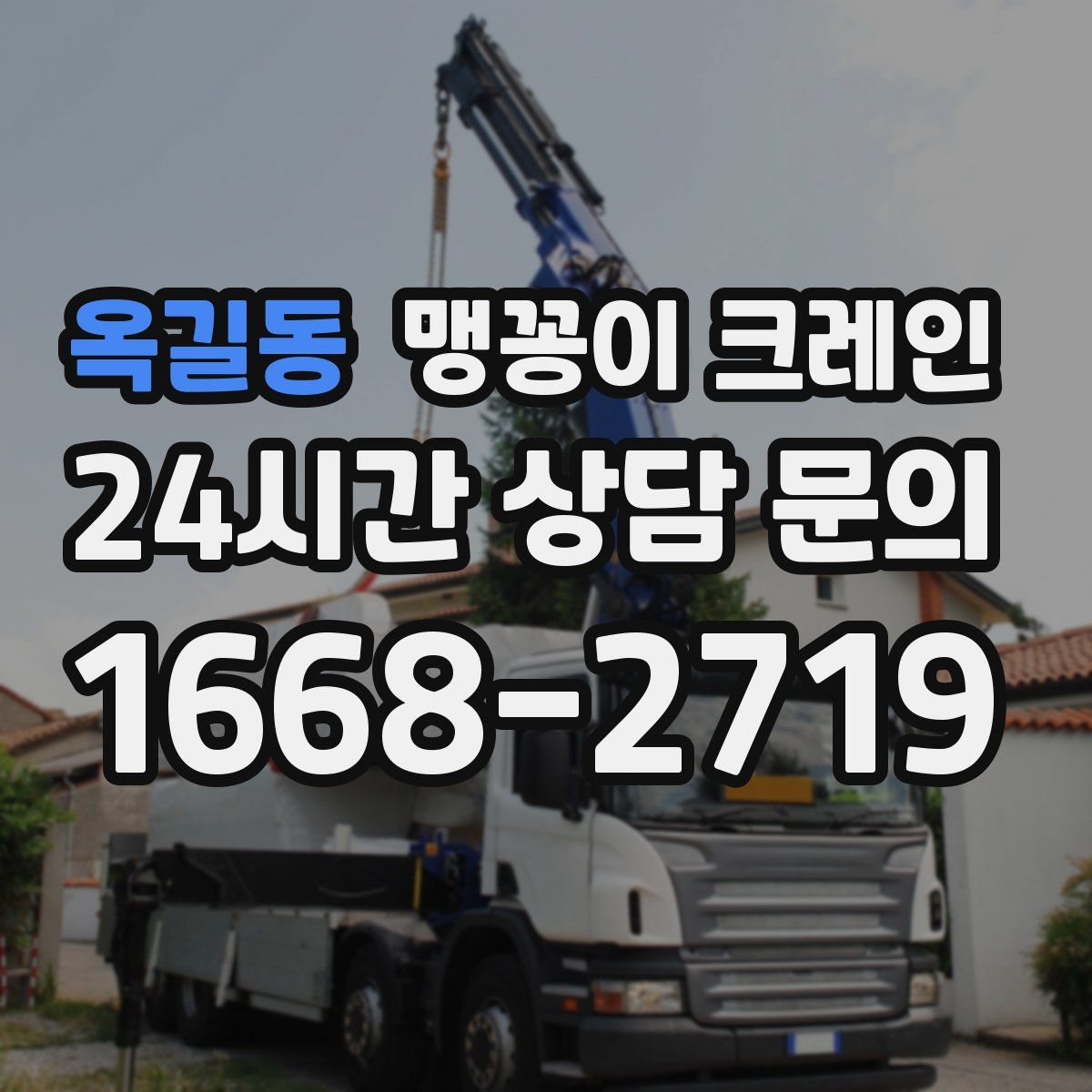 옥길동 맹꽁이 크레인