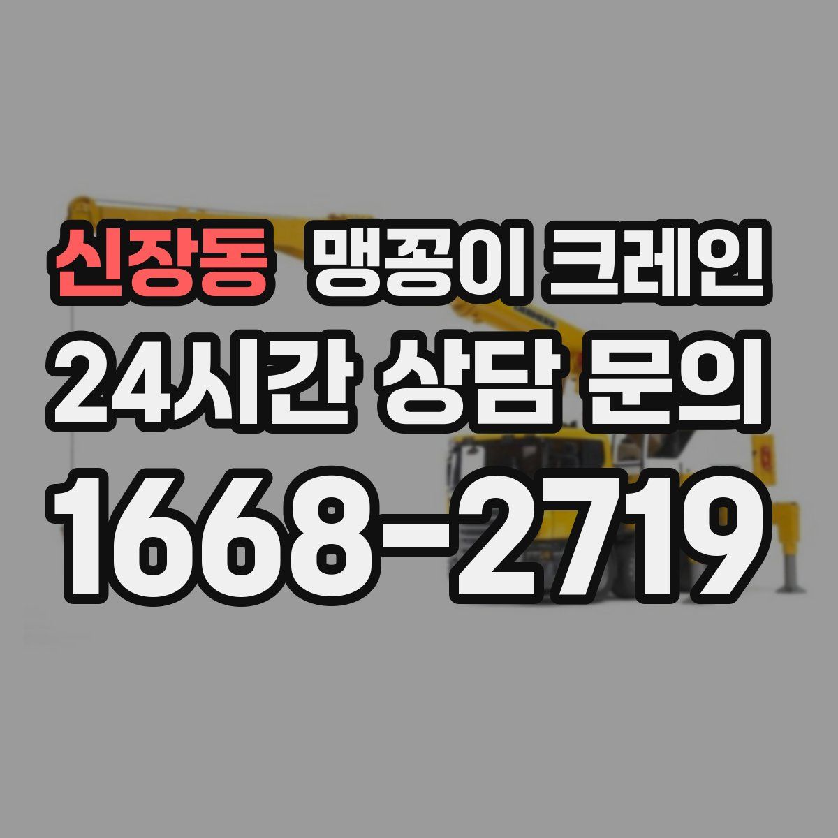 신장동 맹꽁이 크레인