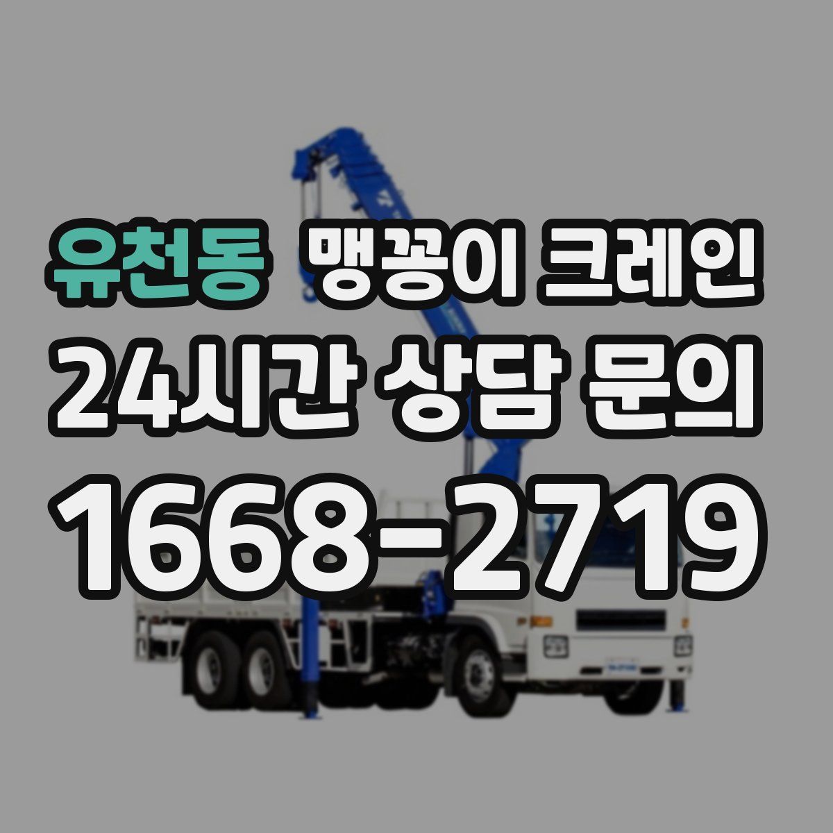 유천동 맹꽁이 크레인