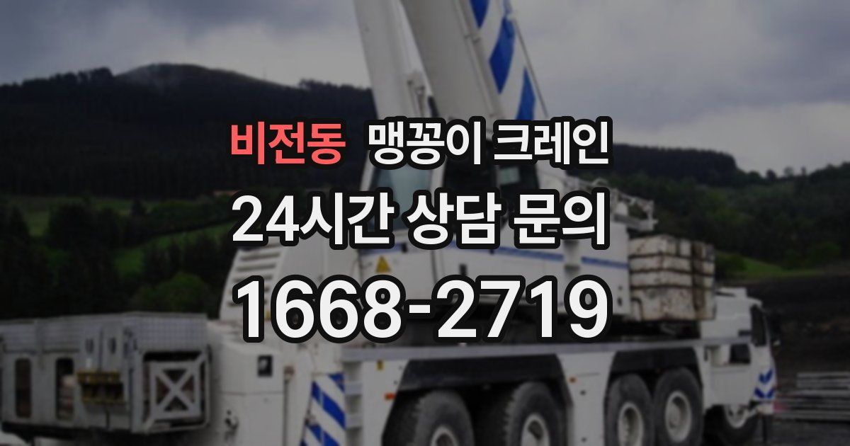 비전동 맹꽁이 크레인