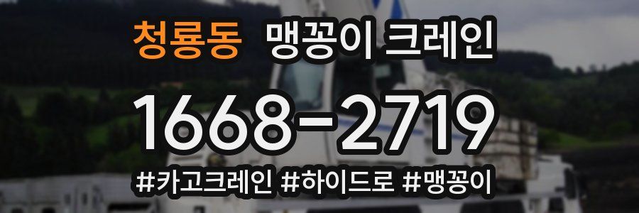 청룡동 맹꽁이 크레인