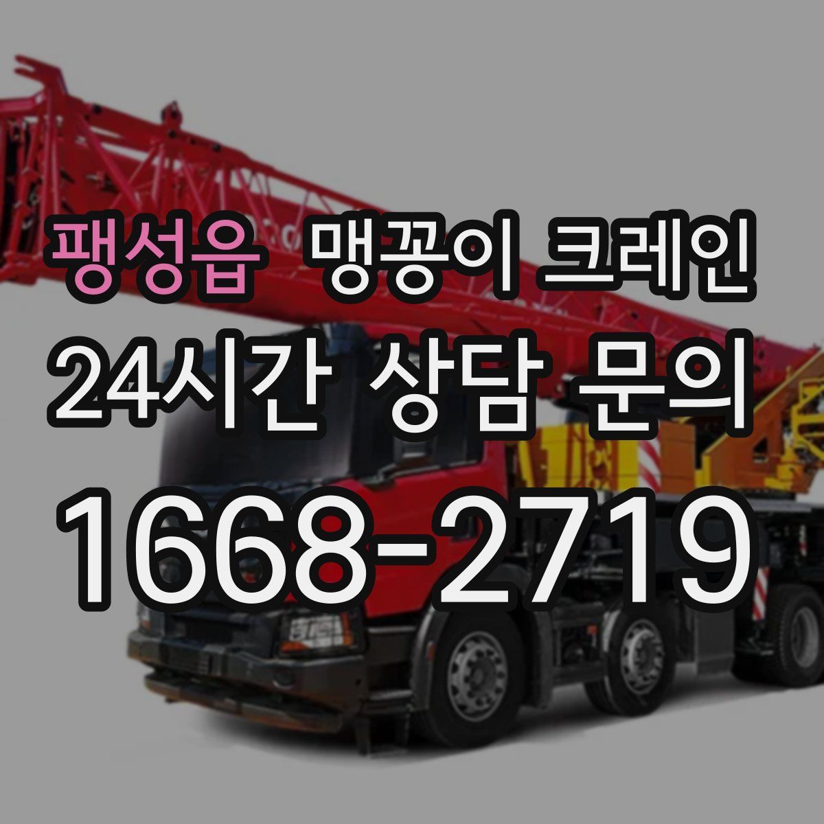 팽성읍 맹꽁이 크레인