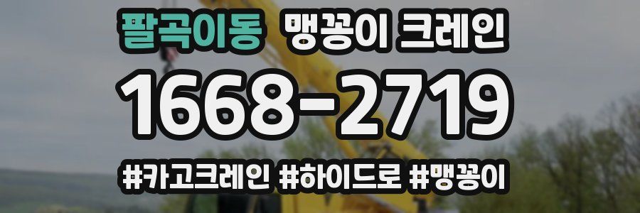 팔곡이동 맹꽁이 크레인