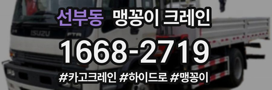 선부동 맹꽁이 크레인