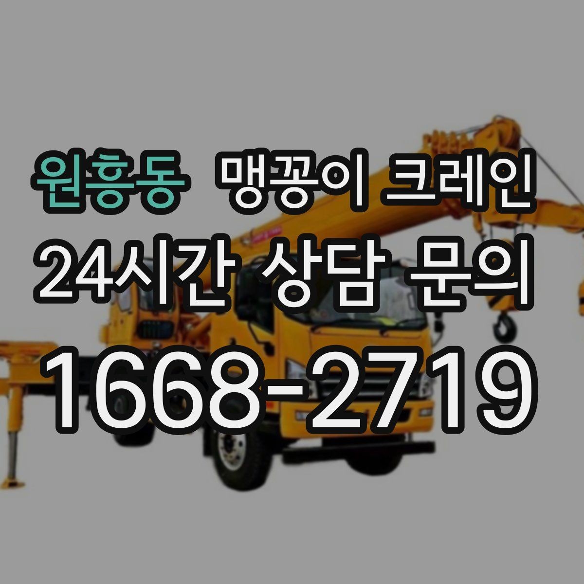 원흥동 맹꽁이 크레인 상담 전에 확인하면 좋은 질문 리스트