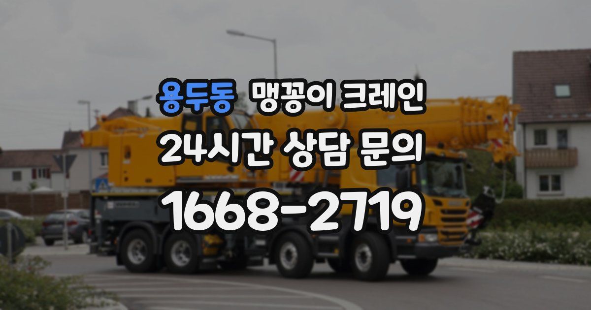 용두동 맹꽁이 크레인