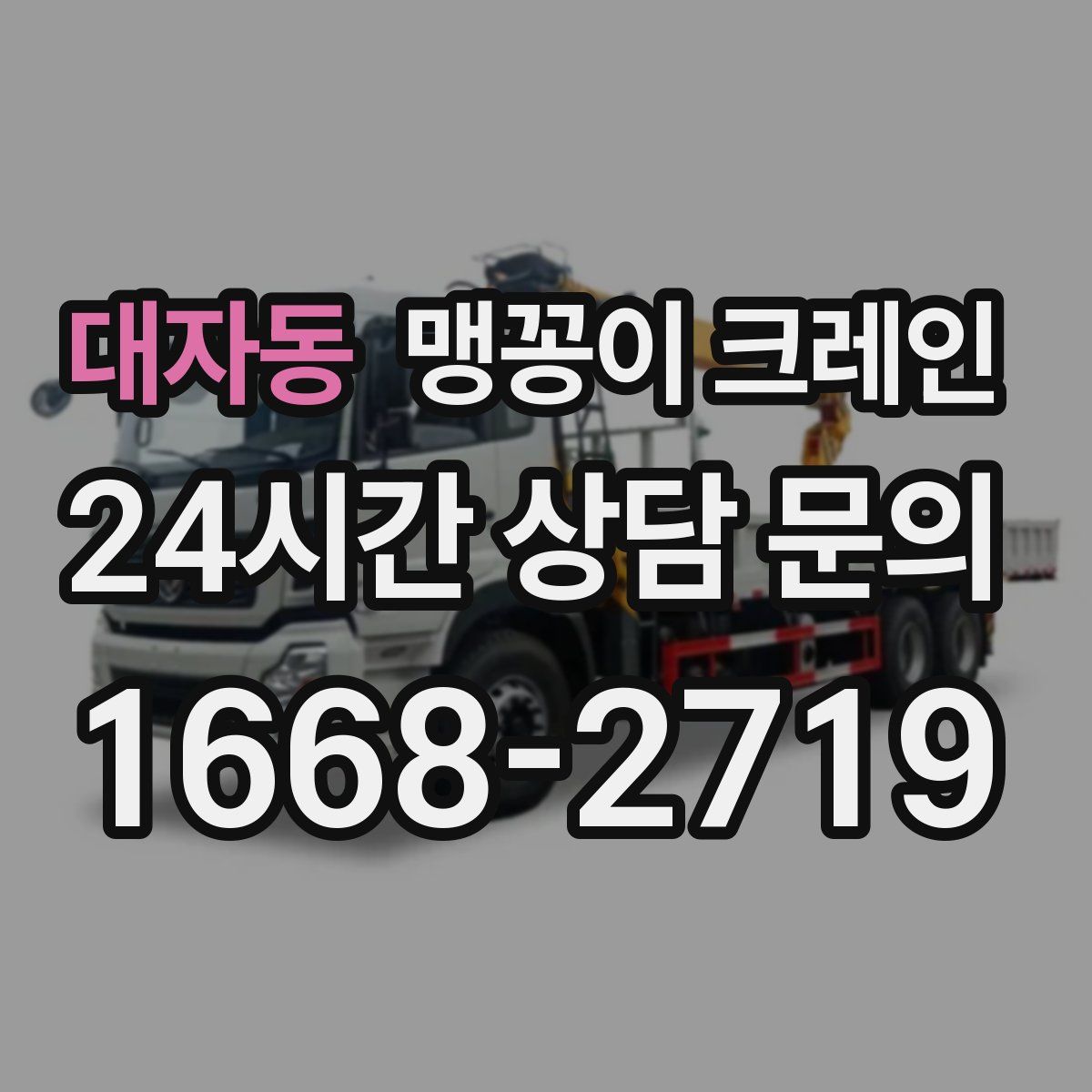 대자동 맹꽁이 크레인
