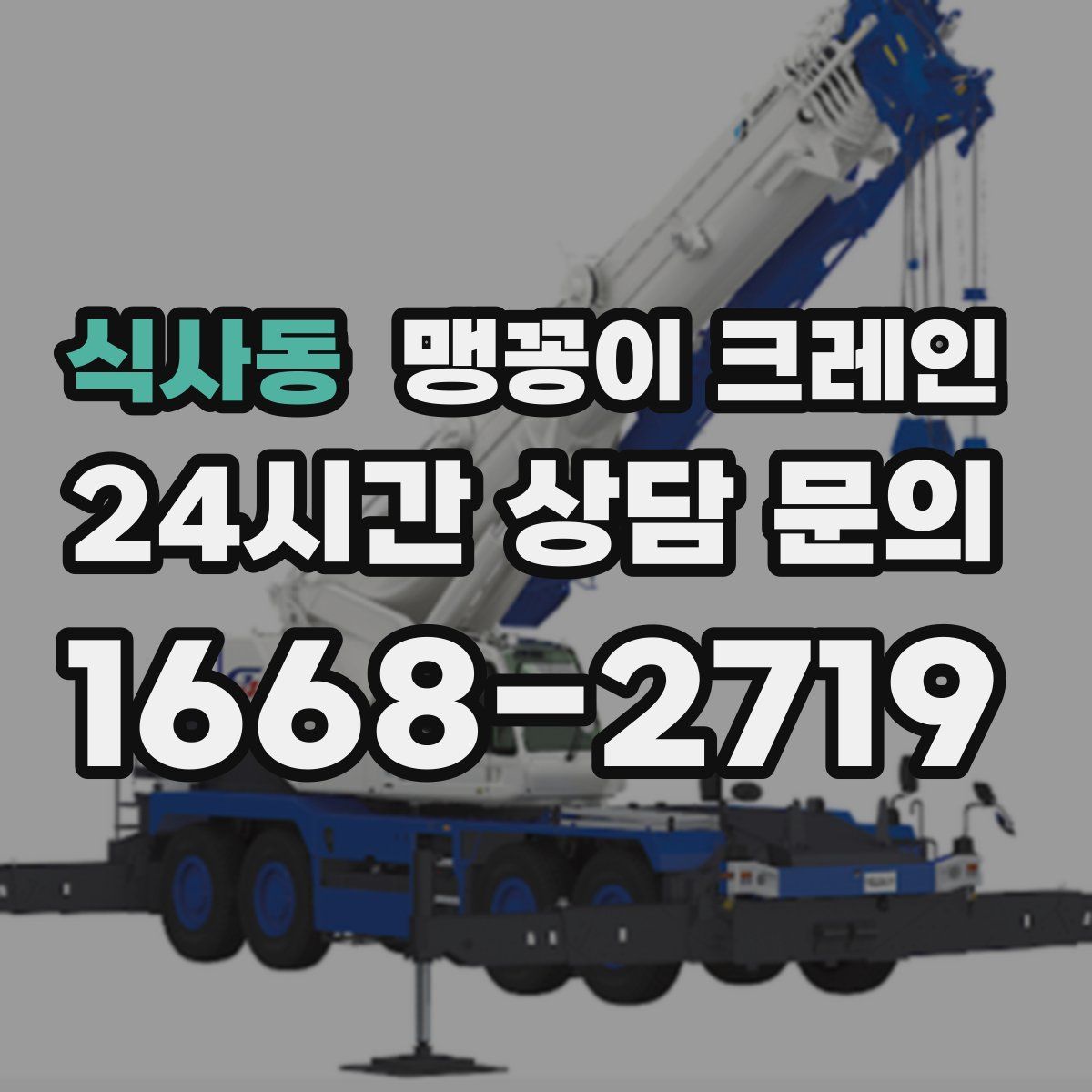 식사동 맹꽁이 크레인