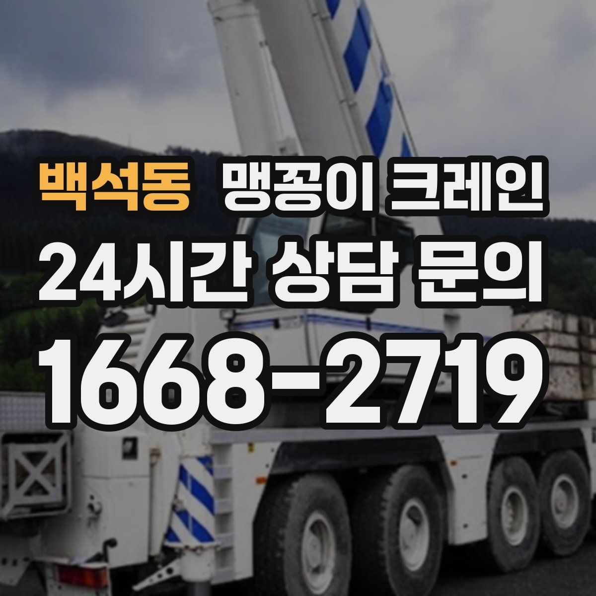 백석동 맹꽁이 크레인