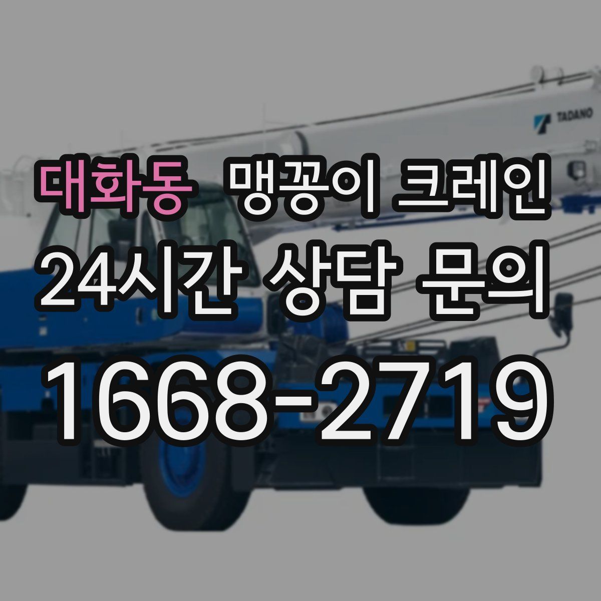 대화동 맹꽁이 크레인