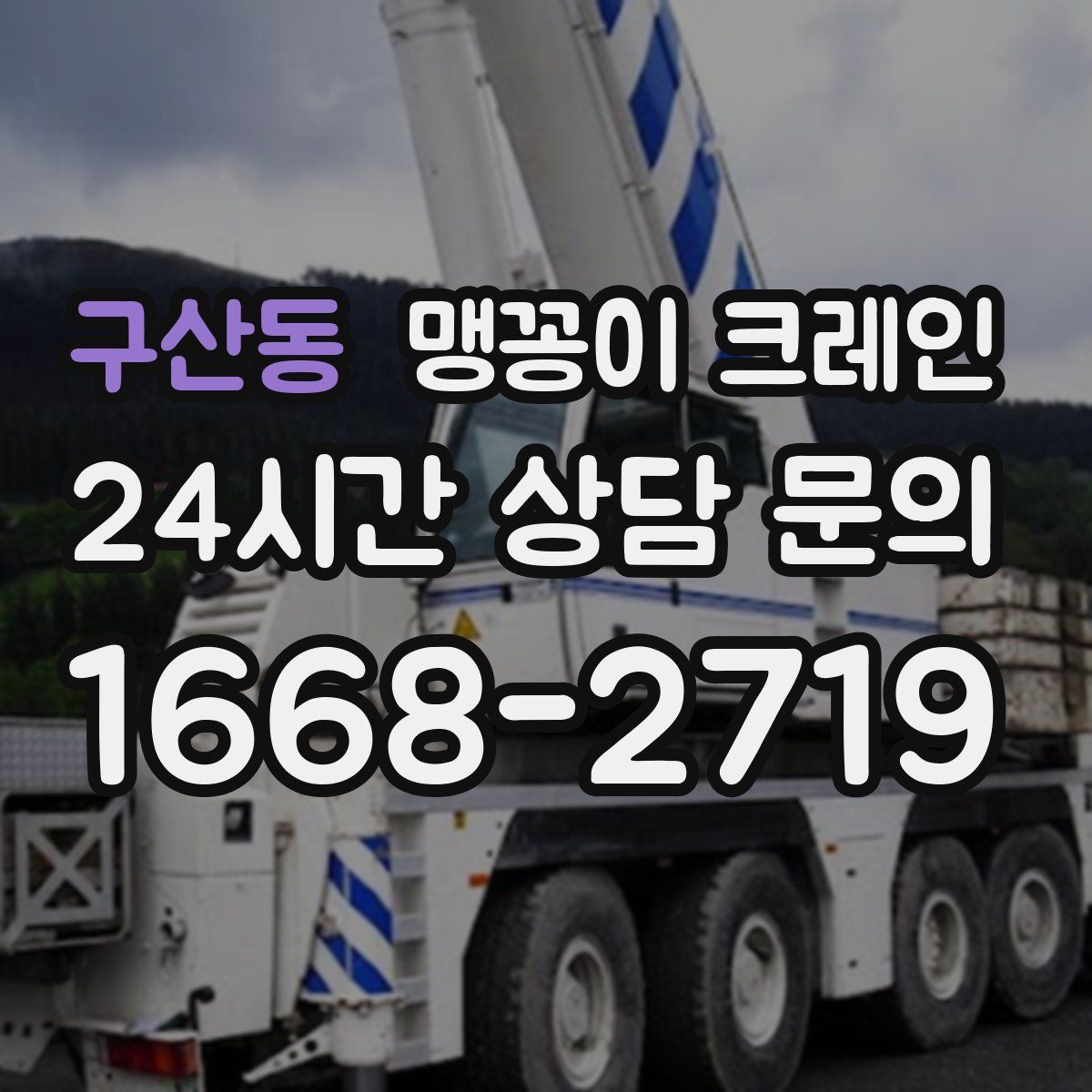 구산동 맹꽁이 크레인