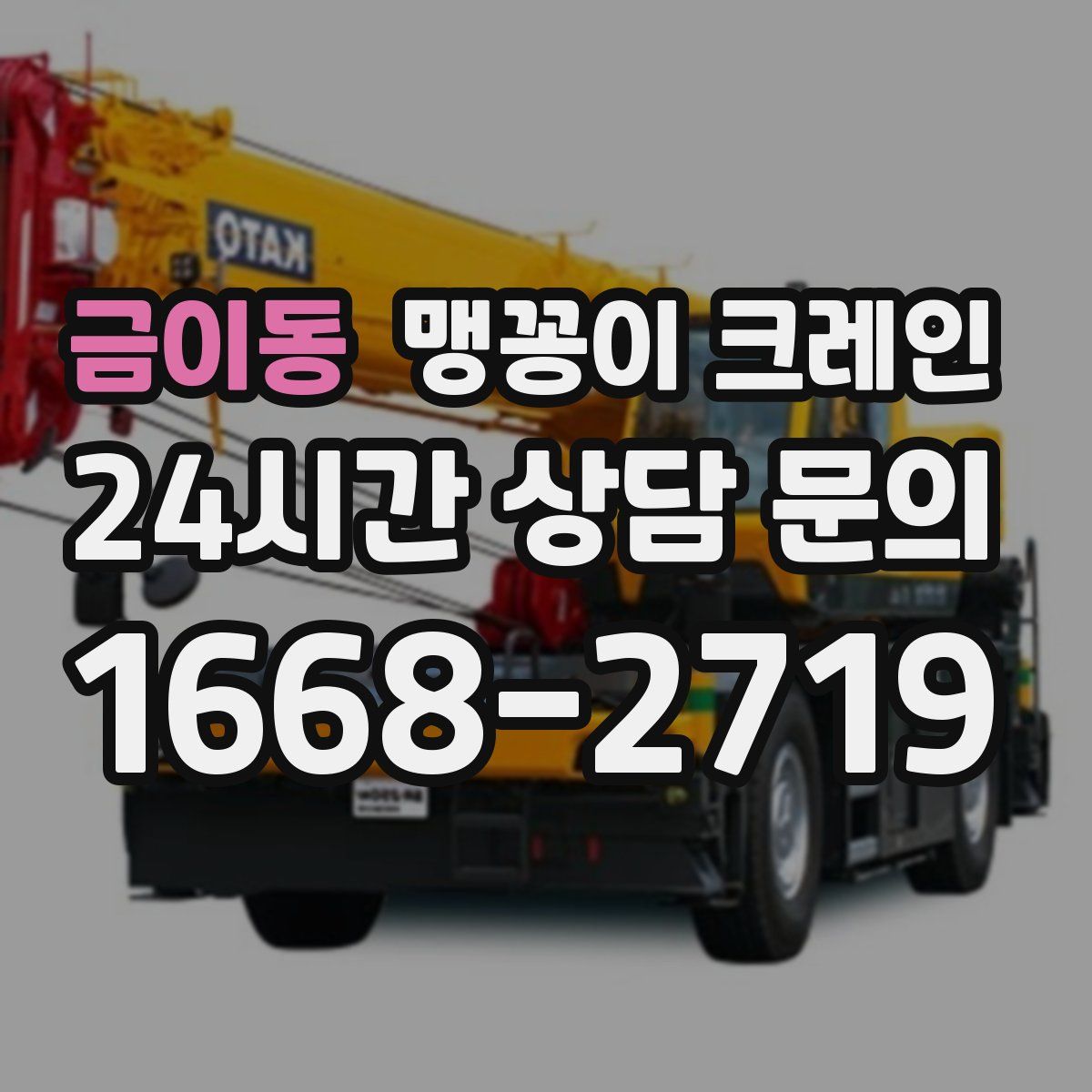 금이동 맹꽁이 크레인