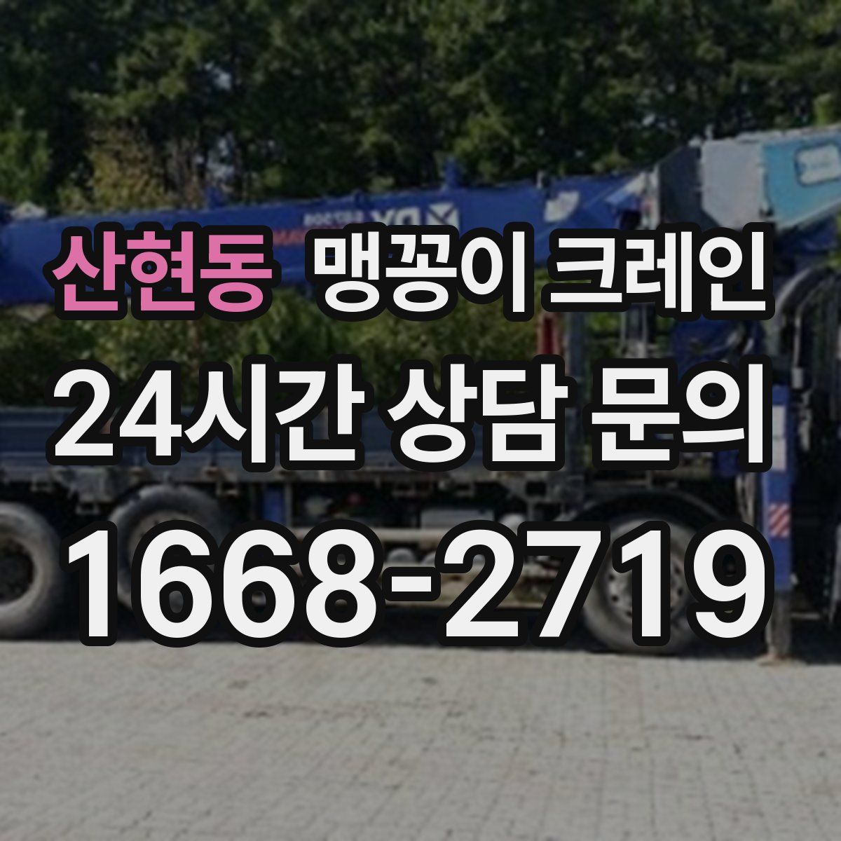 산현동 맹꽁이 크레인