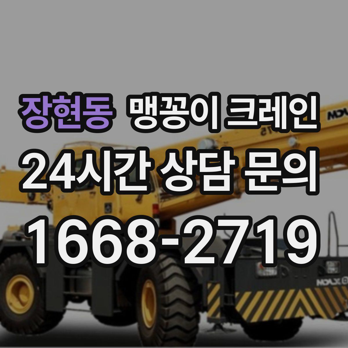 장현동 맹꽁이 크레인