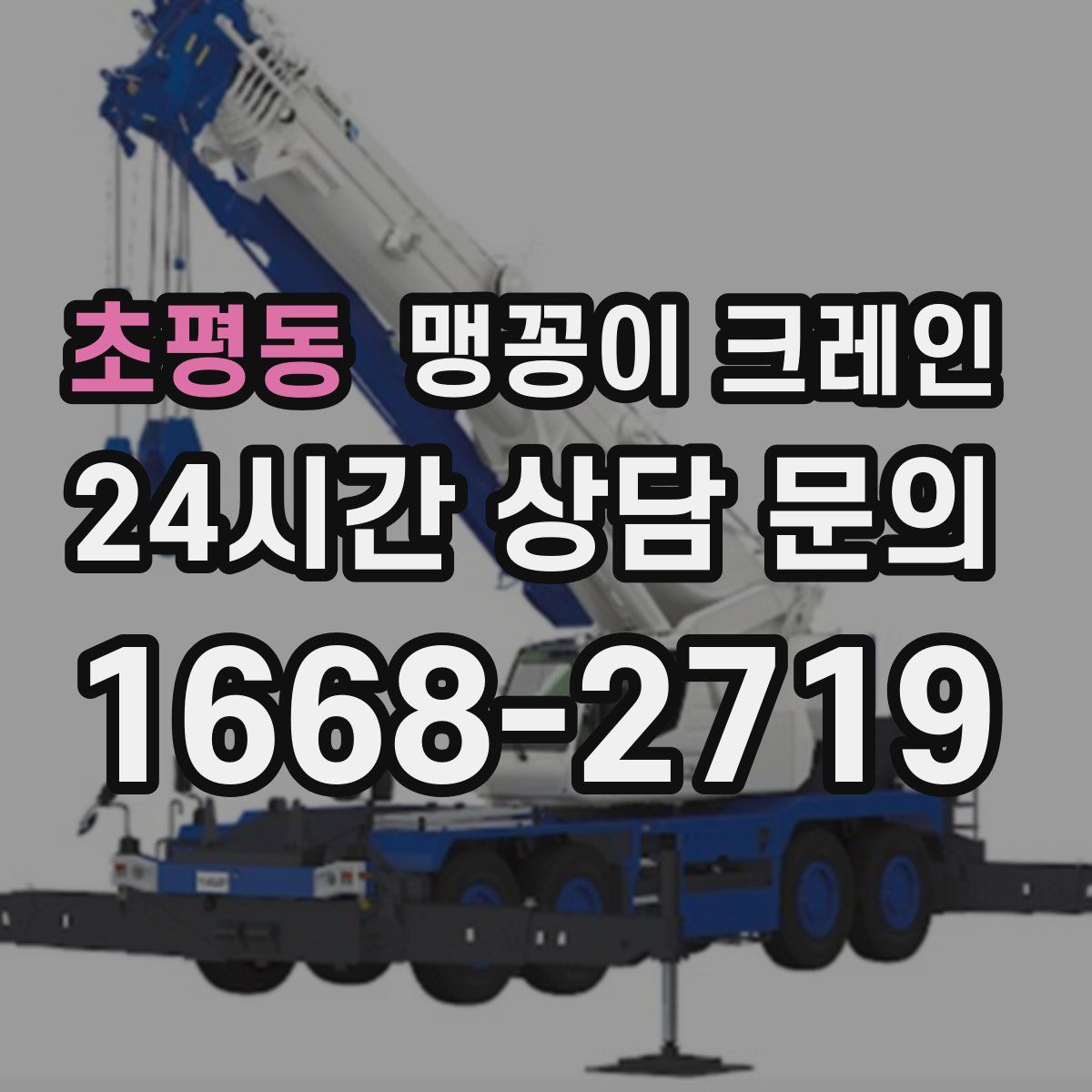 초평동 맹꽁이 크레인