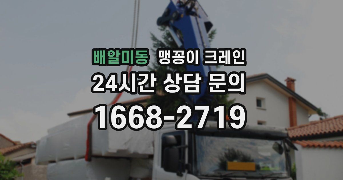배알미동 맹꽁이 크레인