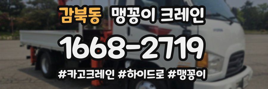 감북동 맹꽁이 크레인
