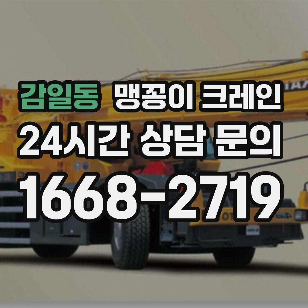 감일동 맹꽁이 크레인