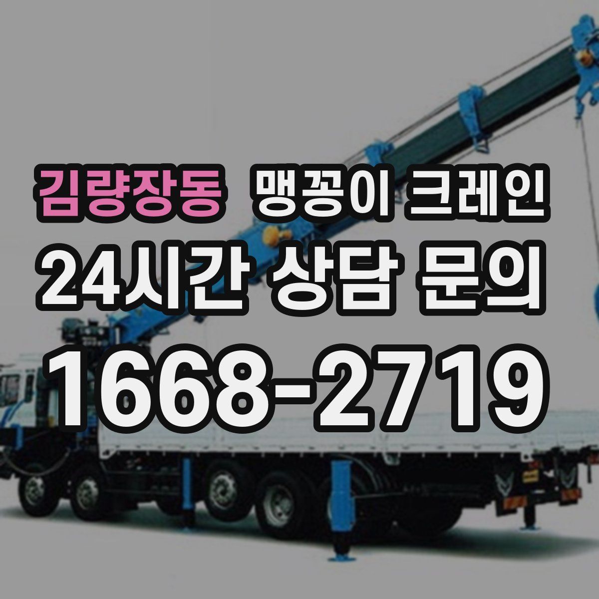김량장동 맹꽁이 크레인