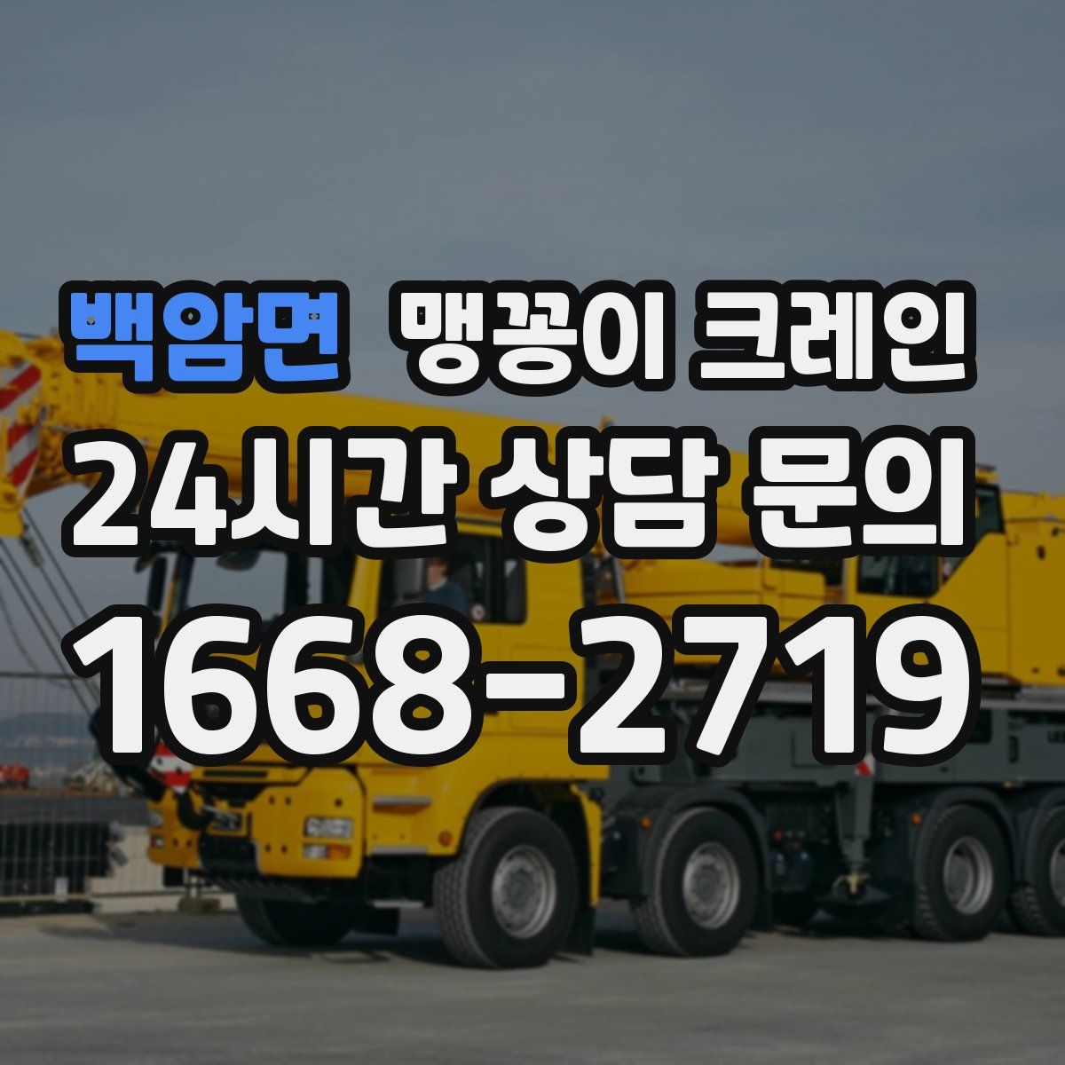 백암면 맹꽁이 크레인
