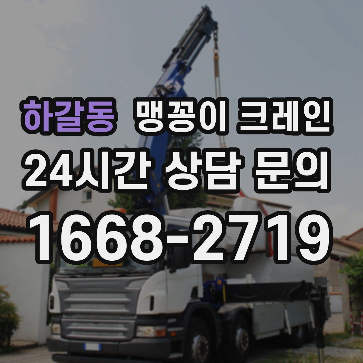 하갈동 맹꽁이 크레인